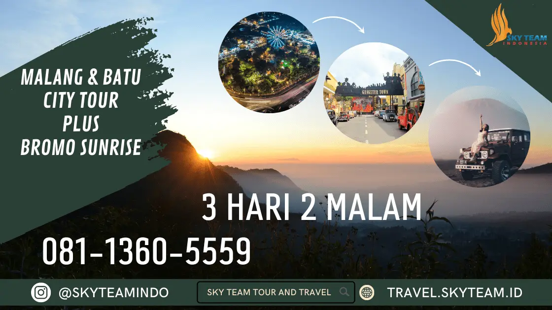 Wisata Bromo Malang Batu City Tour