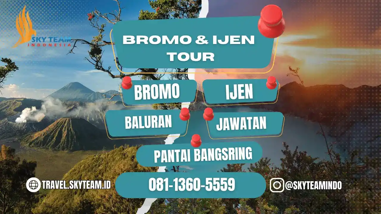 Bromo Ijen Tour Sky Team Indonesia Tour and Travel 08113605559