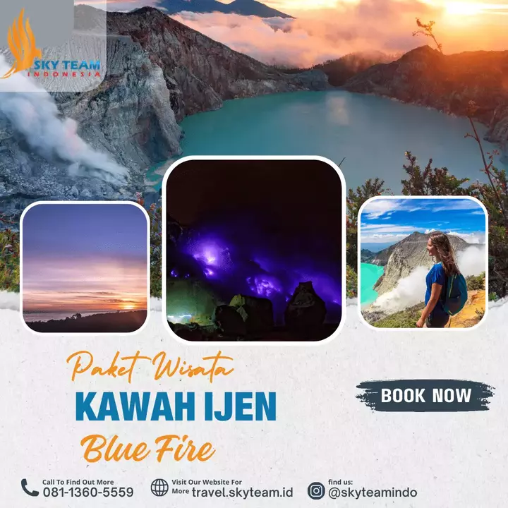 Paket Wisata Kawah Ijen Blue Fire